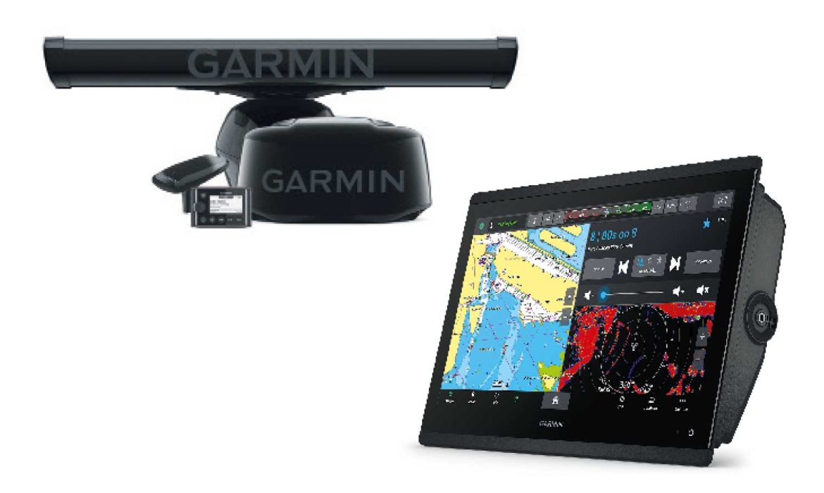 Garmin 16inç ekran ve siyah radar arkı